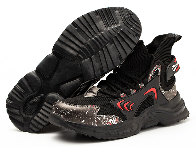 Male Work Boots Indestructible Safety Shoes Men Steel Toe