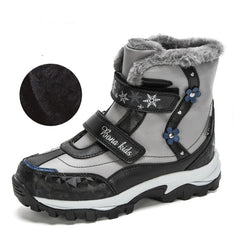Winter Mid-Calf Plush Snow Boots Children Outdoor