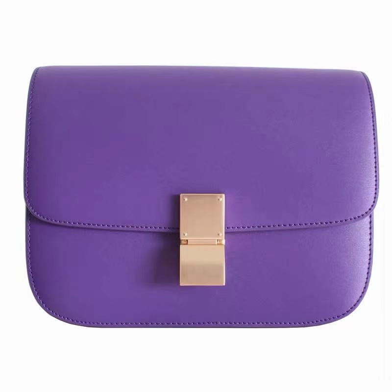 Genuine Leather Ladies Tofu Bag Luxury Design Handbag Purse Small
