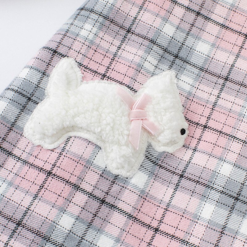 dave bella autumn baby girl cute cartoon plaid print dress children fashion party