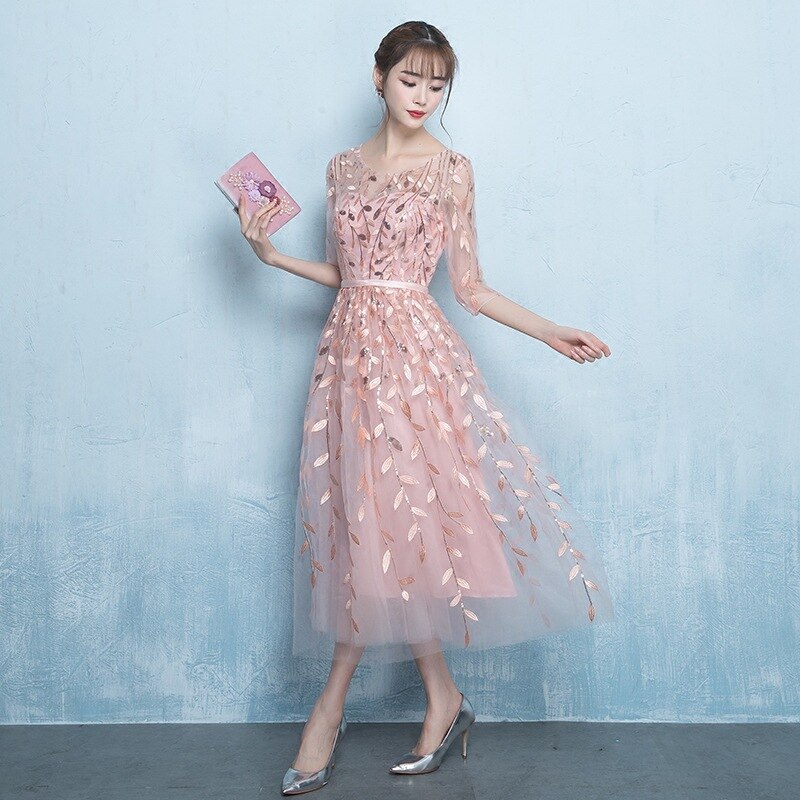 Homecoming Dresses: Short Prom Dresses Vestido Elegant Pattern Illusion