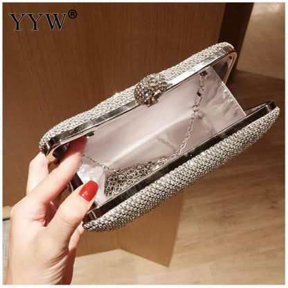 Ladies Evening Party Clutch Bag Evening Clutch Handbag Chain Women Wallet