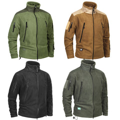 Brand Clothing Coat Men Thicken Warm Military Army Fleece Jacket