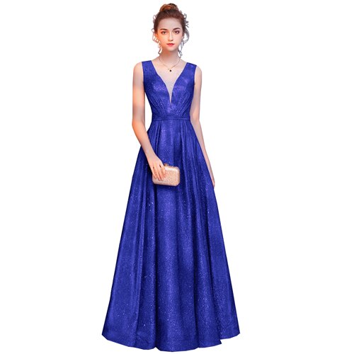 Homecoming Dresses: V Neck High Split Tulle Sleeveless Evening Gown A-Line Lace Up