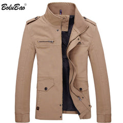 Men Jacket Coat Fashion Trench Coat Autumn Brand Casual Slim Fit