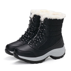 Women Boots Waterproof Winter Shoes Women Snow Boots Platform Keep