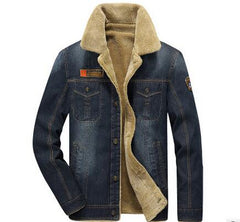 M-6XL Men Jacket and Coats Brand Clothing Denim Jacket Fashion Mens