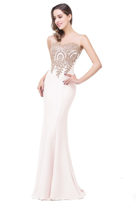 Homecoming Dresses: Appliques Burgundy Mermaid Lace Long Prom Dresses