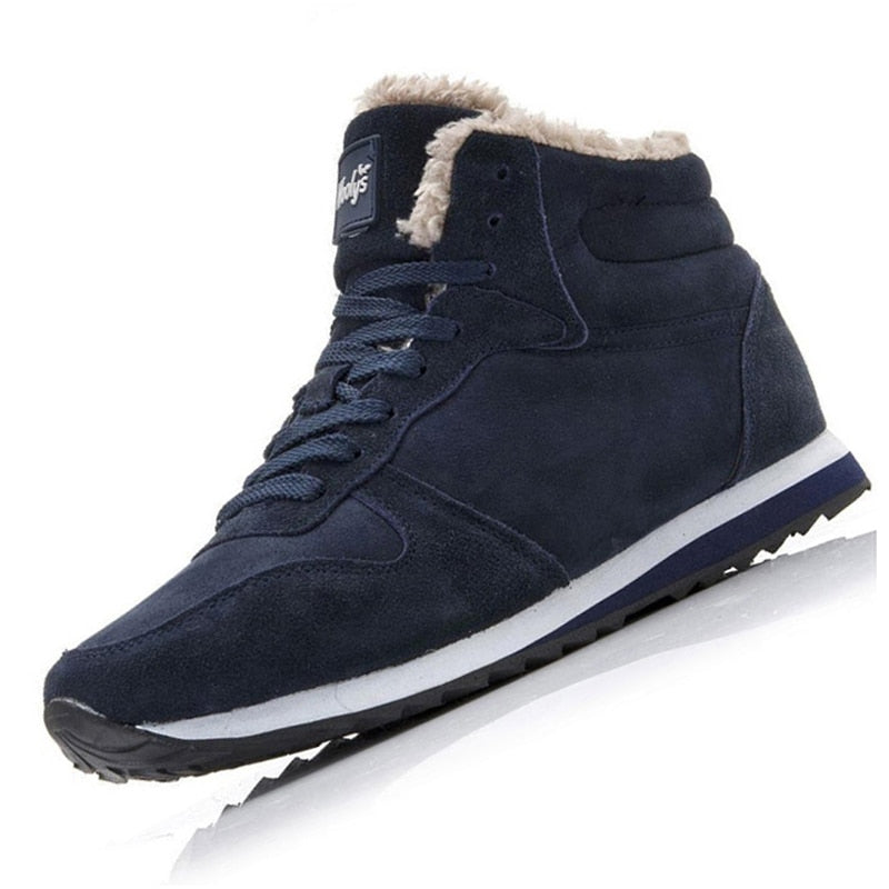 Men Boots Men Winter Shoes Plus Size Keep Warm Ankle Boots Hombre Leather
