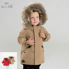 dave bella winter baby boys down jacket children white duck down padded