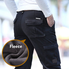 Cargo Pants Men Clothing  6 Pockets Work Casual Winter Pants