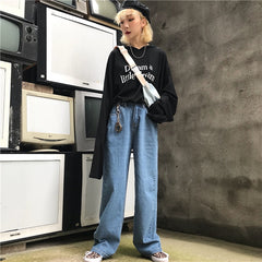 High Waist Jeans Pants Women Boyfriend Jeans For Women Harajuku Denim