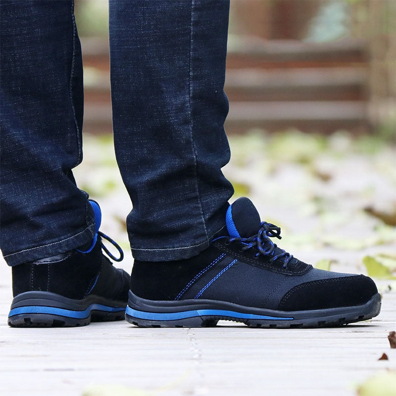 Protective Shoes Breathable Safety Shoes Men Lightweight Steel