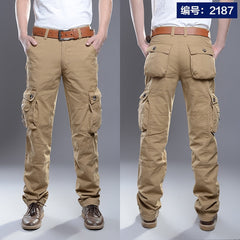 Cargo Pants Men Combat SWAT Army Military Pants Cotton Many Pockets