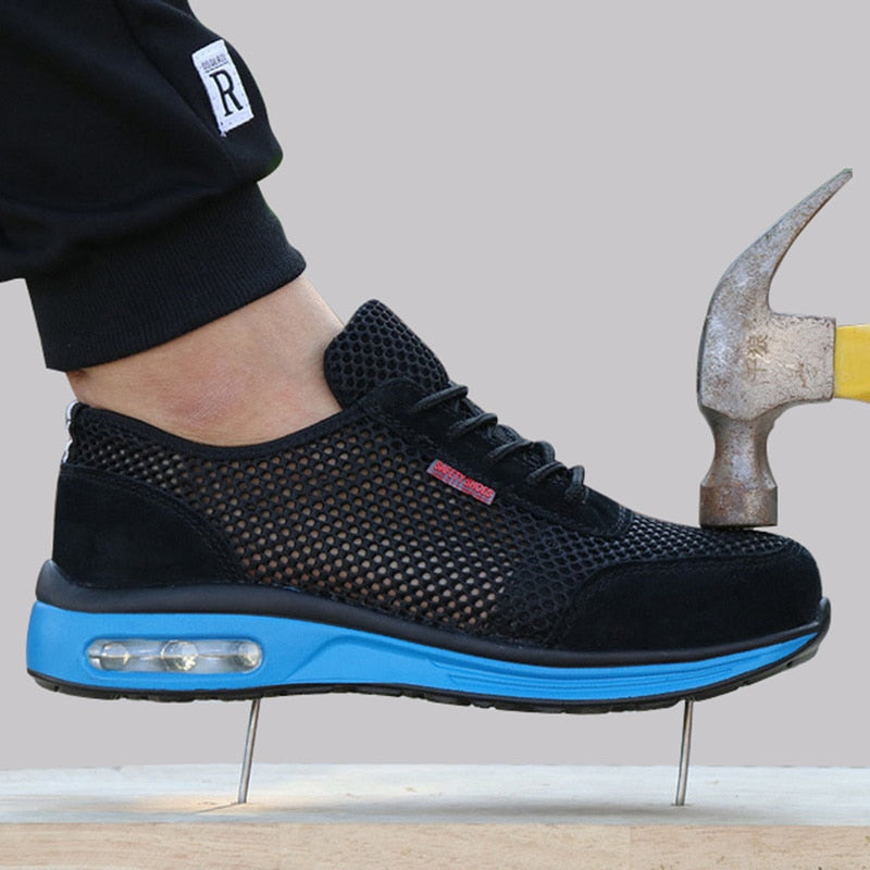 Protective Shoes Breathable Safety Shoes Men Lightweight Steel