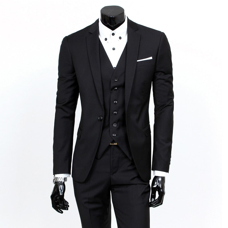 Tuxedo for Mens: Men Suits One-Buckle Brand Suits Jacket Formal Dress Men Suit