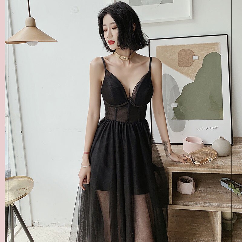 Homecoming Dresses: Prom party dress evening dress soft tulle V-neck