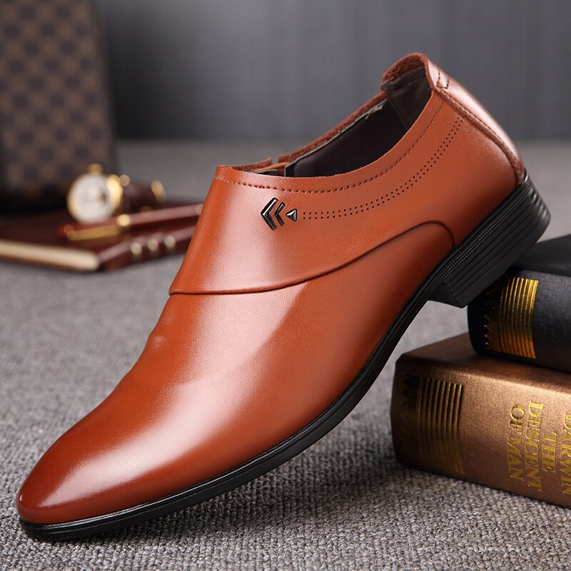 Newly Men Quality Leather Shoes Zapatos de hombre Size 38 to 44