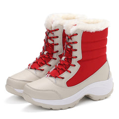 Women Boots Waterproof Winter Shoes Women Snow Boots Platform Keep