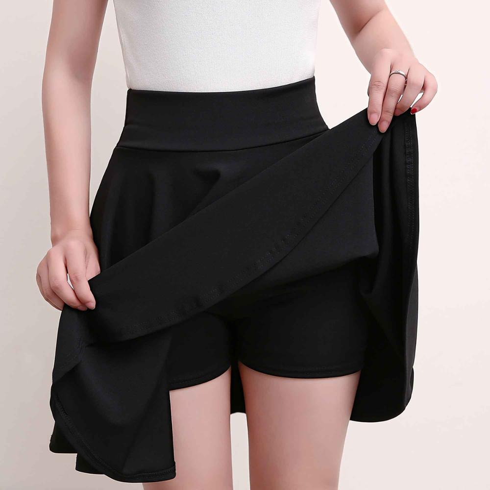 Shorts Skirts Womens Summer Fashion School Korean Style Red Black Mini