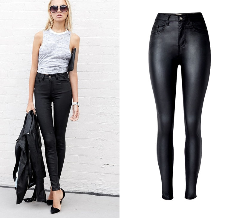 Fashion Women Jeans,fitting High Waist slim Skinny woman Jeans,Faux