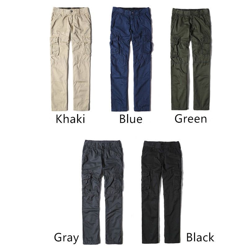 Men Cargo Pants Mens Casual Multi Pockets Military Large size 40