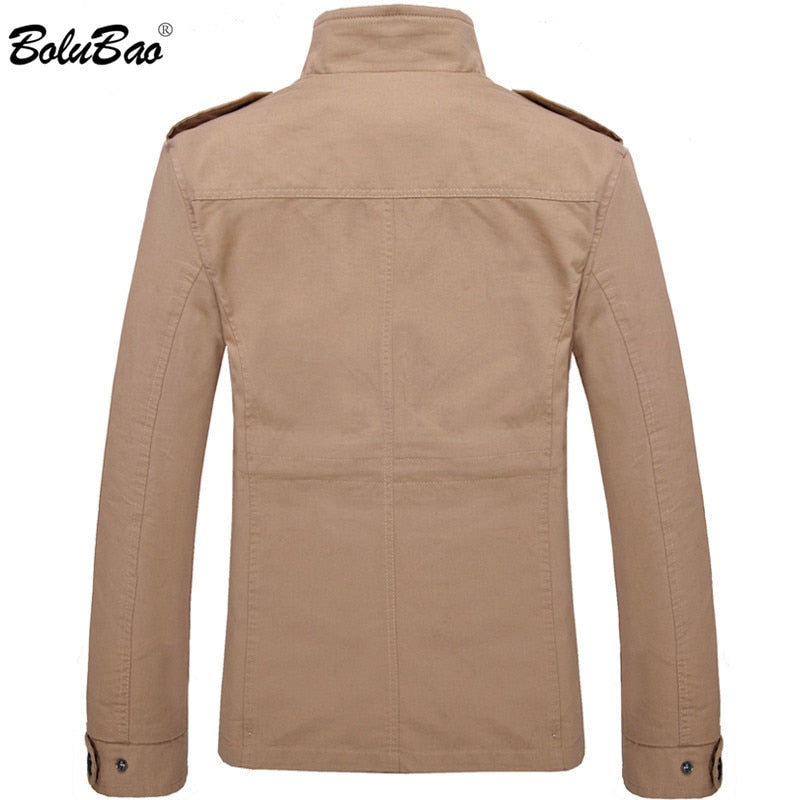 Men Jacket Coat New Fashion Trench Coat New Autumn Brand Casual Slim Fit Overcoat Jacket Male