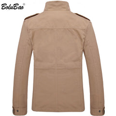 Men Jacket Coat Fashion Trench Coat Autumn Brand Casual Slim Fit