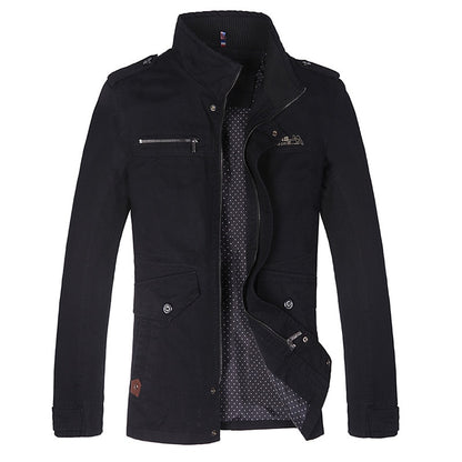 Men Jacket Coat New Fashion Trench Coat New Autumn Brand Casual Slim Fit Overcoat Jacket Male