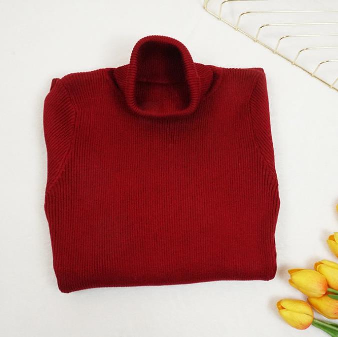 Women Knitted Dress Turtleneck Sweater Dresses Lady Slim