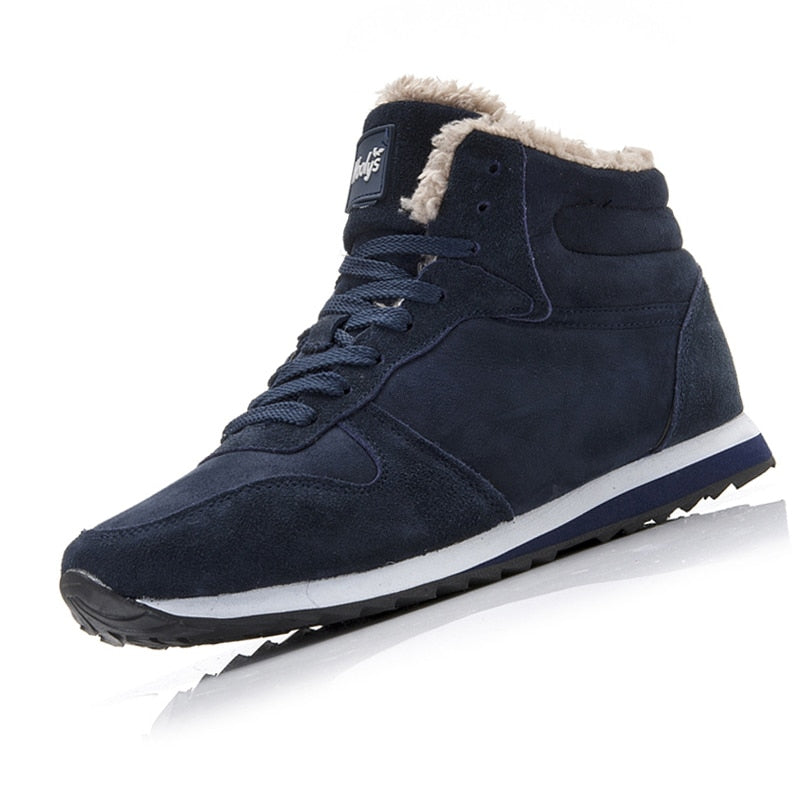 Men Boots Men Winter Shoes Plus Size Keep Warm Ankle Boots Hombre Leather