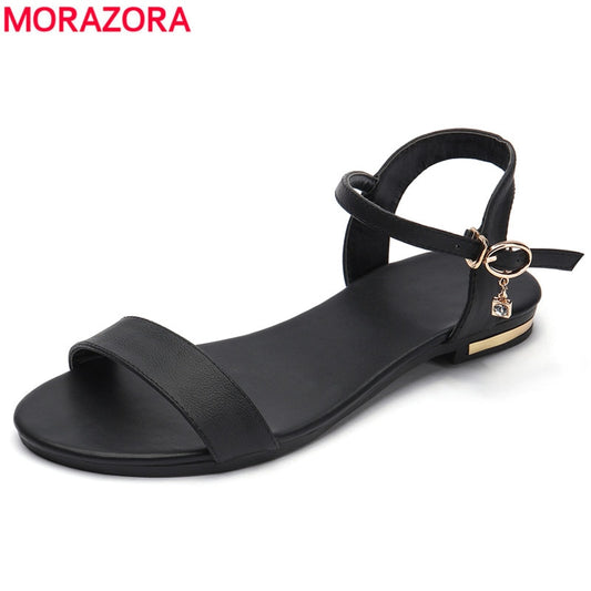 Plus size 34-46 genuine leather sandals women shoes fashion