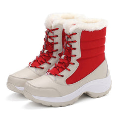 Women Boots Waterproof Winter Shoes Women Snow Boots Platform Keep