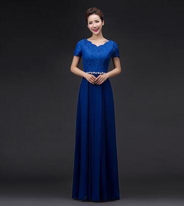 Evening wear Dresses: Wine Red Formal Long Plus Size Vestidos Neckline