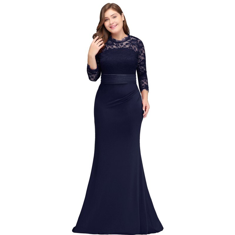 Homecoming Dresses: Mermaid Lace Long Prom Dresses Red Royal Blue Prom Gown