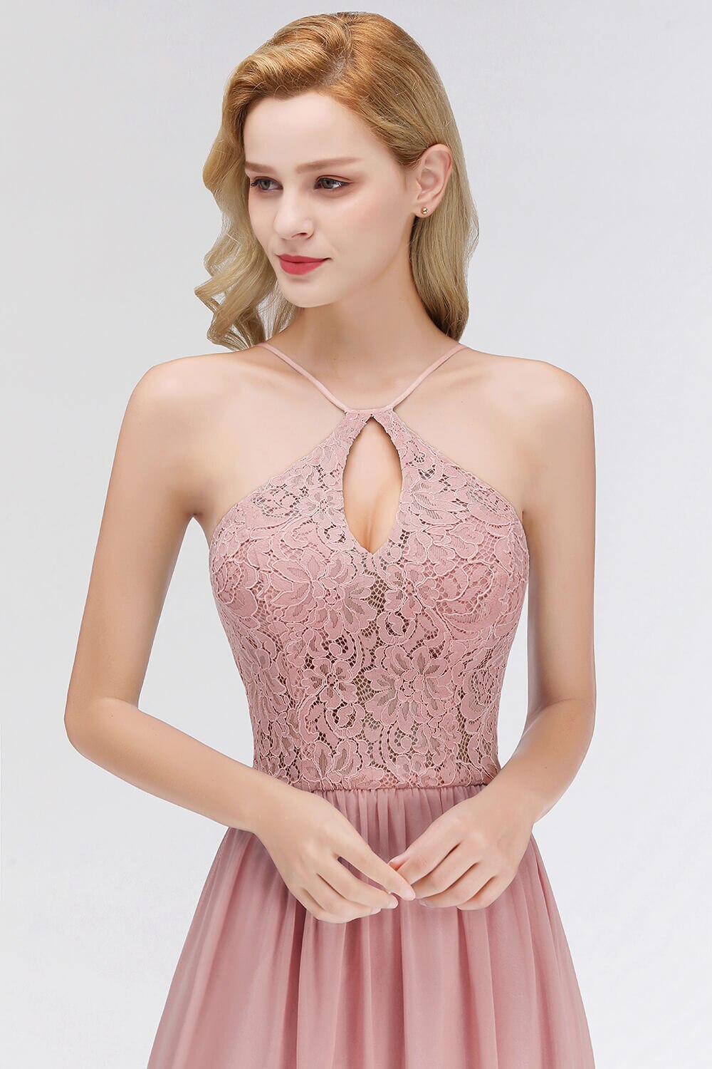 Homecoming Dresses: Lace Prom Dresses Long Charming Backless Spaghetti Straps