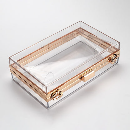 Women Acrylic Clear Purse Cute Transparent Crossbody Bag Lucite See Through