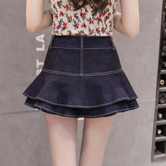 Shorts Skirt Women Summer Streetwear Ladies Short Skirts Jeans Casual All Match