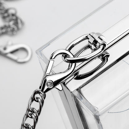 Women Acrylic Clear Purse Cute Transparent Crossbody Bag Lucite See Through