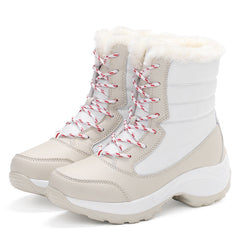 Women Boots Waterproof Winter Shoes Women Snow Boots Platform Keep