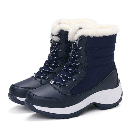 Women Boots Waterproof Winter Shoes Women Snow Boots Platform Keep