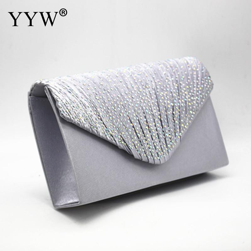 Purple Women Wedding Clutch Luxury Handbag Women Bags Designed Clutch