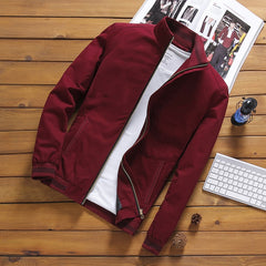 Spring Autumn Men's Bomber Jackets Casual Male Outwear