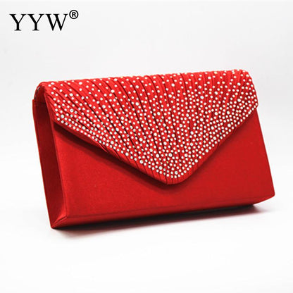 Purple Women Wedding Clutch Luxury Handbag Women Bags Designed Clutch