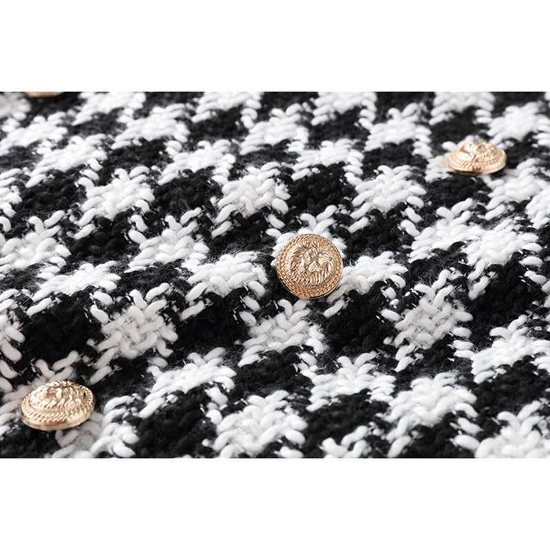 HIGH STREET Fashion Runway Designer Skirt Women Lion Buttons