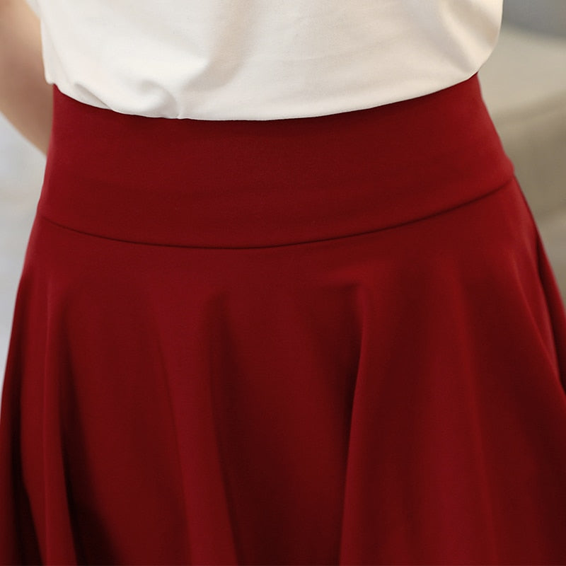 Shorts Skirts Womens Summer Fashion School Korean Style Red Black Mini