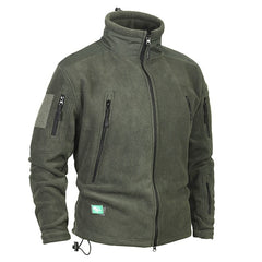 Brand Clothing Coat Men Thicken Warm Military Army Fleece Jacket