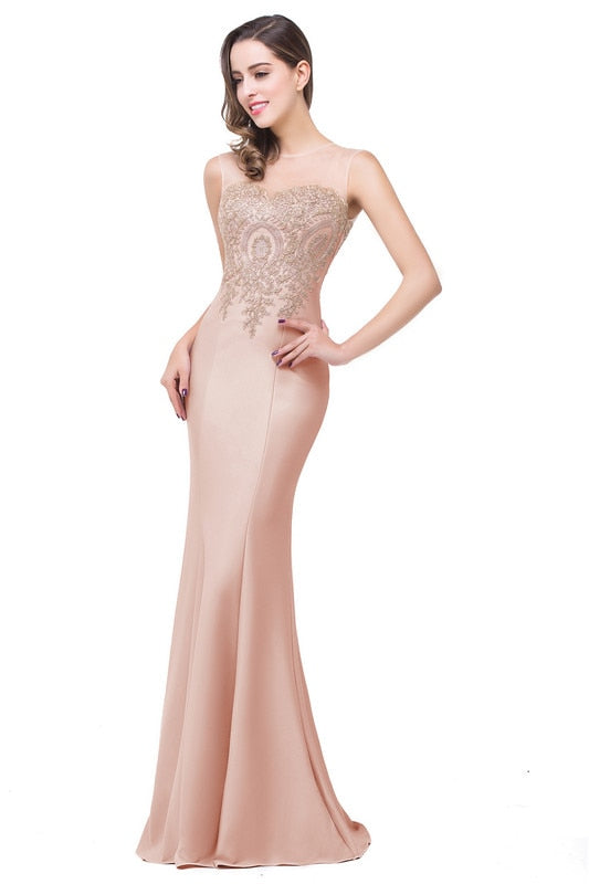 Homecoming Dresses: Appliques Burgundy Mermaid Lace Long Prom Dresses