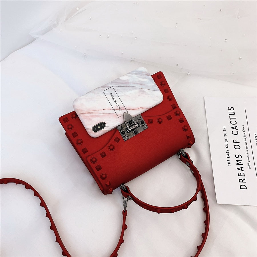 High Quality Women PVC Handbags Fashion Ladies Shoulder Bag Luxury Designer Bags