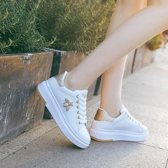 White Shoes Women Sneakers Platform zapatos de mujer Fashion